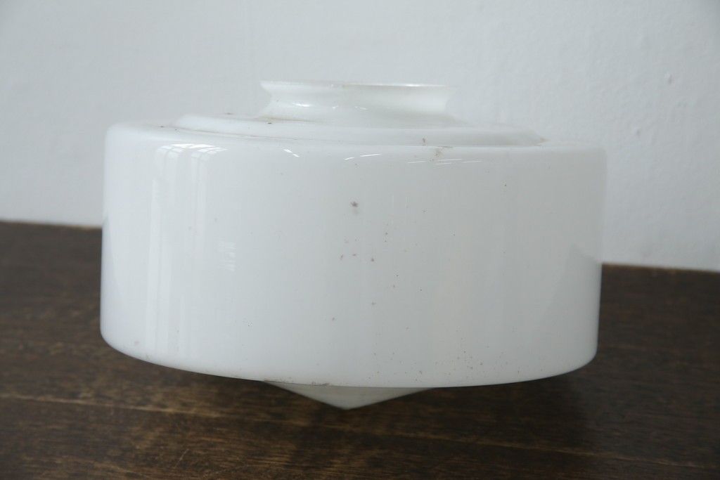 《引っ掛けシーリング式ペンダントライト加工費込み》　和製アンティーク　大正～昭和初期　直線的なフォルムが印象的なペンダントライト　(R-085736)