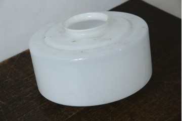 《引っ掛けシーリング式ペンダントライト加工費込み》　和製アンティーク　大正～昭和初期　直線的なフォルムが印象的なペンダントライト　(R-085736)