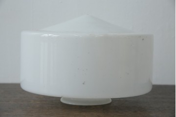 《引っ掛けシーリング式ペンダントライト加工費込み》　和製アンティーク　大正～昭和初期　直線的なフォルムが印象的なペンダントライト　(R-085736)