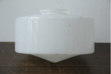 《引っ掛けシーリング式ペンダントライト加工費込み》　和製アンティーク　大正～昭和初期　直線的なフォルムが印象的なペンダントライト　(R-085736)