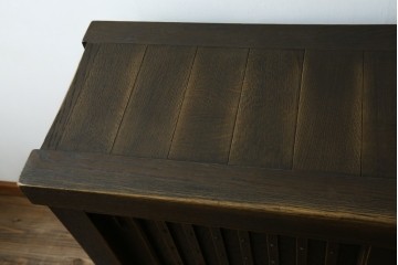 中古　美品　飛騨産業　JAPAN PROVINCIAL(ジャパンプロヴィンシャル)　格子戸の意匠が趣深い帳場箪笥　定価約95万円　(R-085751)