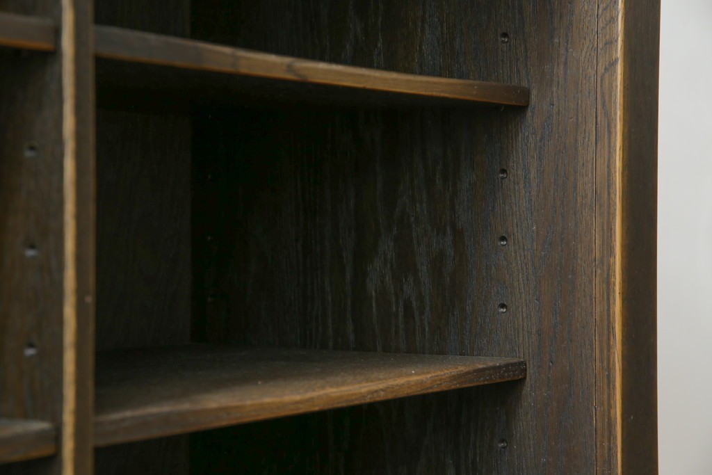 中古　美品　飛騨産業　JAPAN PROVINCIAL(ジャパンプロヴィンシャル)　格子戸の意匠が趣深い帳場箪笥　定価約95万円　(R-085751)