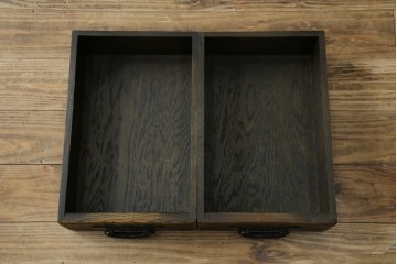 中古　美品　飛騨産業　JAPAN PROVINCIAL(ジャパンプロヴィンシャル)　格子戸の意匠が趣深い帳場箪笥　定価約95万円　(R-085751)