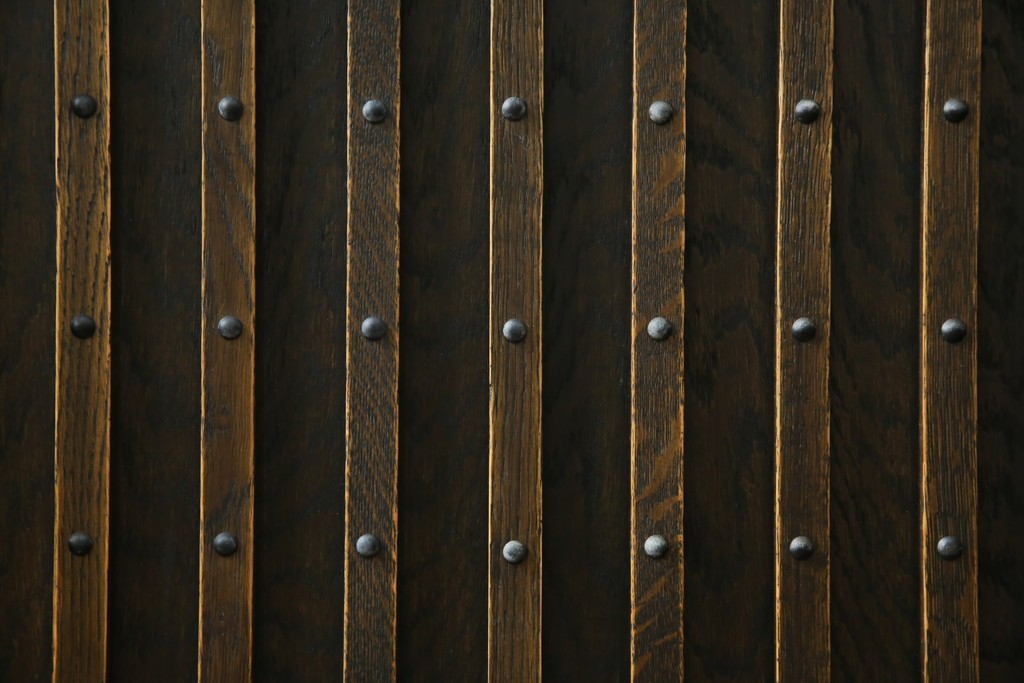 中古　美品　飛騨産業　JAPAN PROVINCIAL(ジャパンプロヴィンシャル)　格子戸の意匠が趣深い帳場箪笥　定価約95万円　(R-085751)