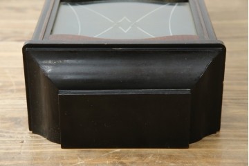 和製ヴィンテージ　日本時計(NIPPON CLOCK)　クラシカルな彫刻と木部の配色が上品な振り子時計　(R-085754)