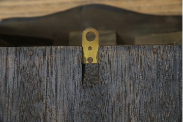 和製ヴィンテージ　日本時計(NIPPON CLOCK)　クラシカルな彫刻と木部の配色が上品な振り子時計　(R-085754)