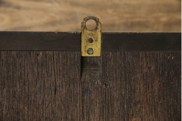 和製ヴィンテージ　Meiji(明治時計社)　ミッドセンチュリーテイストのお部屋にもぴったりなスクエア型の振り子時計　(R-085755)