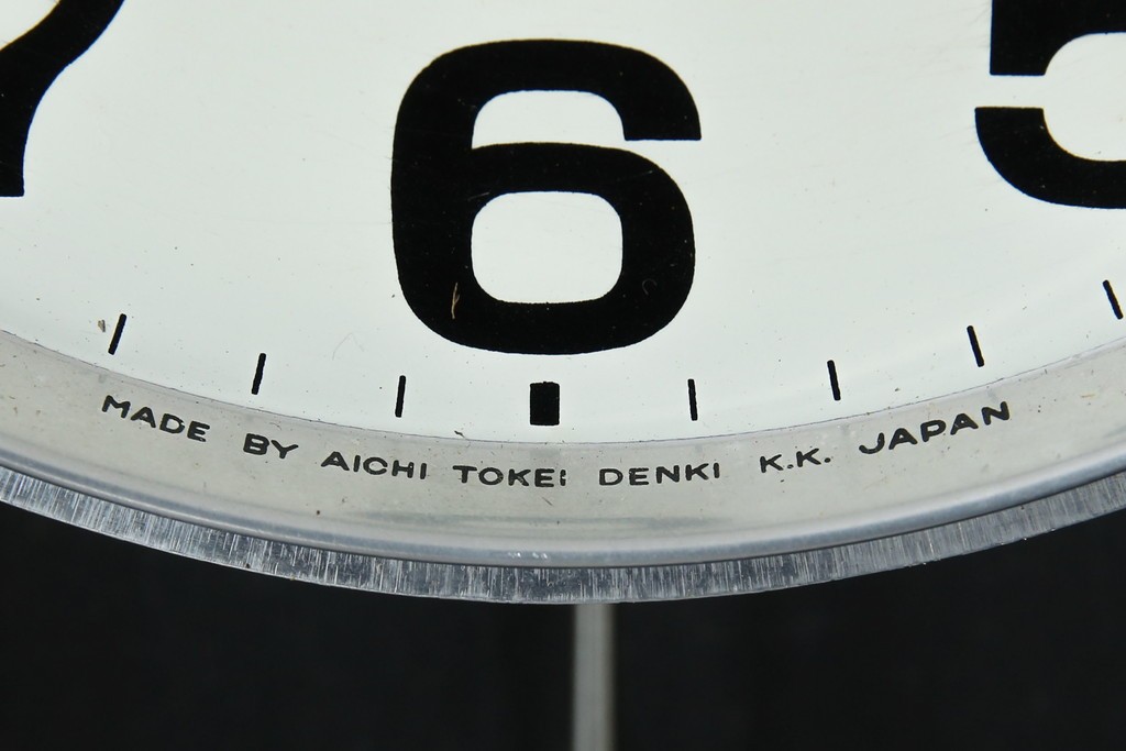 和製ヴィンテージ　愛知時計電機(アイチ、AICHI)　レトロな文字盤と品の良い装飾が調和する振り子時計　(R-085756)
