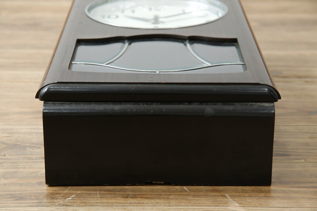 和製ヴィンテージ　愛知時計電機(アイチ、AICHI)　レトロな文字盤と品の良い装飾が調和する振り子時計　(R-085756)