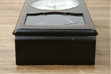 和製ヴィンテージ　愛知時計電機(アイチ、AICHI)　レトロな文字盤と品の良い装飾が調和する振り子時計　(R-085756)