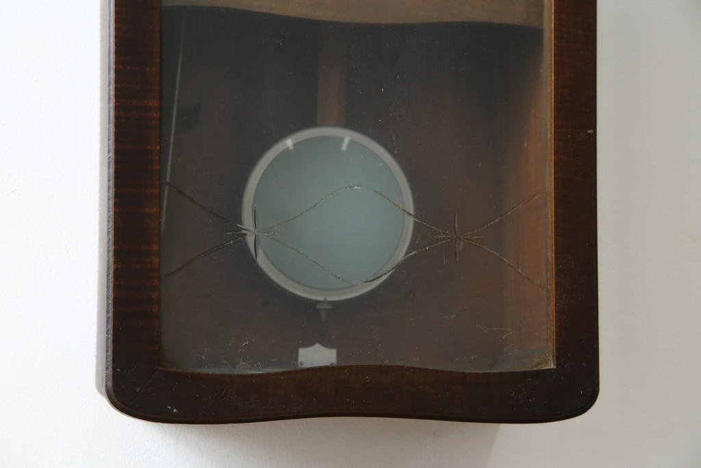 和製ヴィンテージ　精工舎(SEIKOSHA、セイコー)　ミッドセンチュリースタイルにおすすめのスクエア型振り子時計　(R-085757)