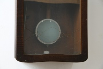 和製ヴィンテージ　精工舎(SEIKOSHA、セイコー)　ミッドセンチュリースタイルにおすすめのスクエア型振り子時計　(R-085757)