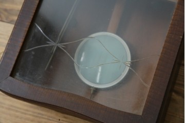 和製ヴィンテージ　精工舎(SEIKOSHA、セイコー)　ミッドセンチュリースタイルにおすすめのスクエア型振り子時計　(R-085757)