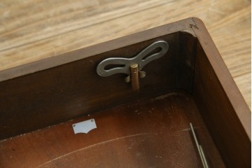 和製ヴィンテージ　精工舎(SEIKOSHA、セイコー)　ミッドセンチュリースタイルにおすすめのスクエア型振り子時計　(R-085757)