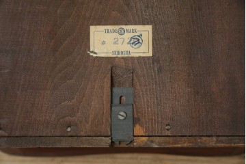 和製ヴィンテージ　精工舎(SEIKOSHA、セイコー)　ミッドセンチュリースタイルにおすすめのスクエア型振り子時計　(R-085757)