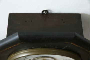 和製アンティーク　昭和初期　金彩の装飾が上品な八角振り子時計　(R-085758)