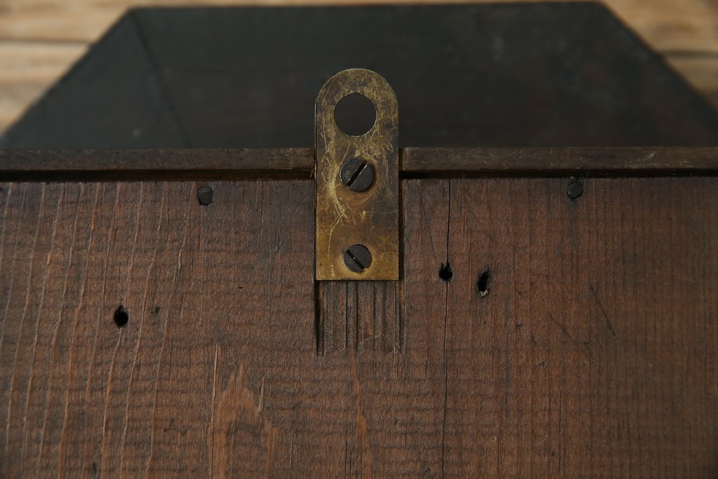 和製アンティーク　昭和初期　金彩の装飾が上品な八角振り子時計　(R-085758)