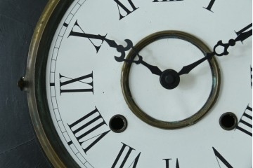 和製アンティーク　昭和初期　金彩の装飾が上品な八角振り子時計　(R-085758)