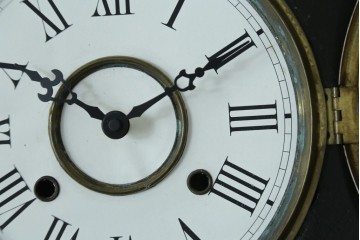 和製アンティーク　昭和初期　金彩の装飾が上品な八角振り子時計　(R-085758)