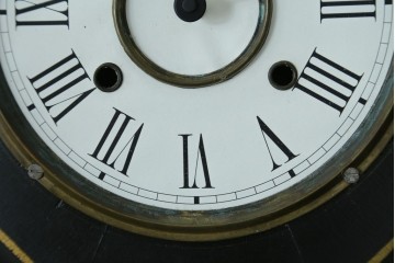 和製アンティーク　昭和初期　金彩の装飾が上品な八角振り子時計　(R-085758)