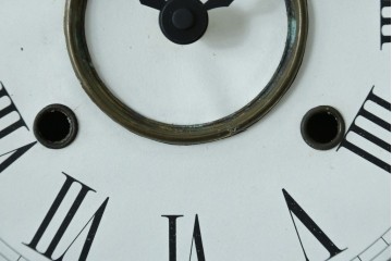 和製アンティーク　昭和初期　金彩の装飾が上品な八角振り子時計　(R-085758)