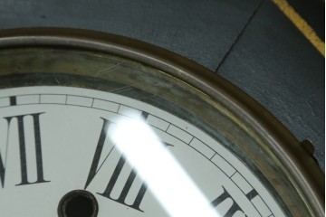 和製アンティーク　昭和初期　金彩の装飾が上品な八角振り子時計　(R-085758)