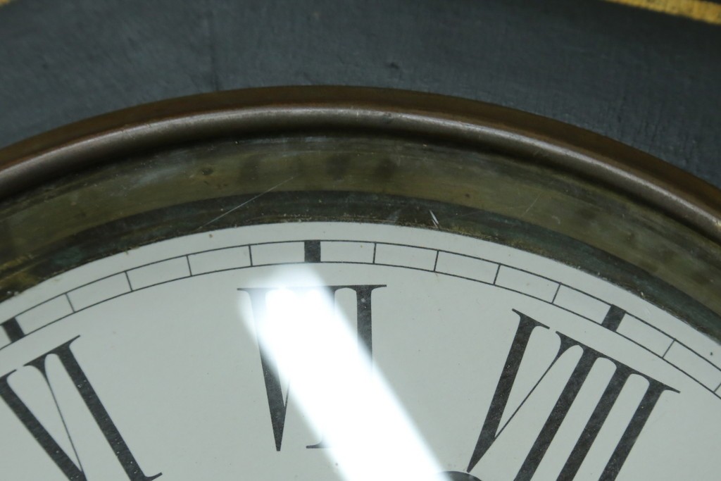 和製アンティーク　昭和初期　金彩の装飾が上品な八角振り子時計　(R-085758)