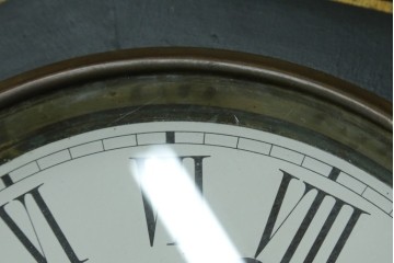 和製アンティーク　昭和初期　金彩の装飾が上品な八角振り子時計　(R-085758)