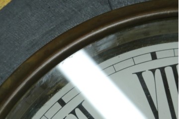 和製アンティーク　昭和初期　金彩の装飾が上品な八角振り子時計　(R-085758)