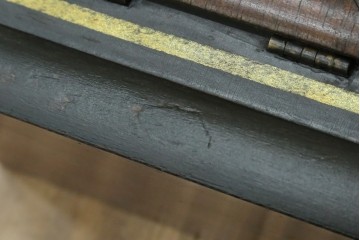 和製アンティーク　昭和初期　金彩の装飾が上品な八角振り子時計　(R-085758)