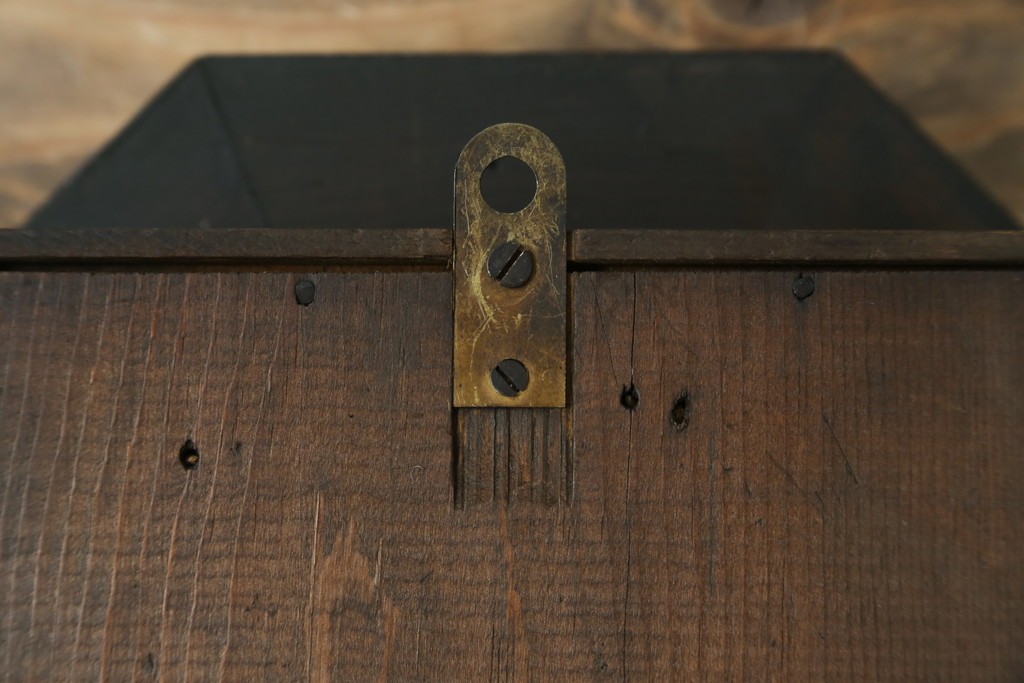 和製アンティーク　昭和初期　金彩の装飾が上品な八角振り子時計　(R-085758)