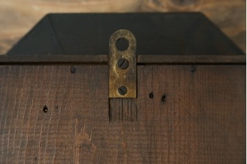 和製アンティーク　昭和初期　金彩の装飾が上品な八角振り子時計　(R-085758)