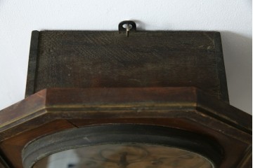 和製アンティーク　大正期　深みのある色合いが魅力の八角振り子時計　(R-085759)