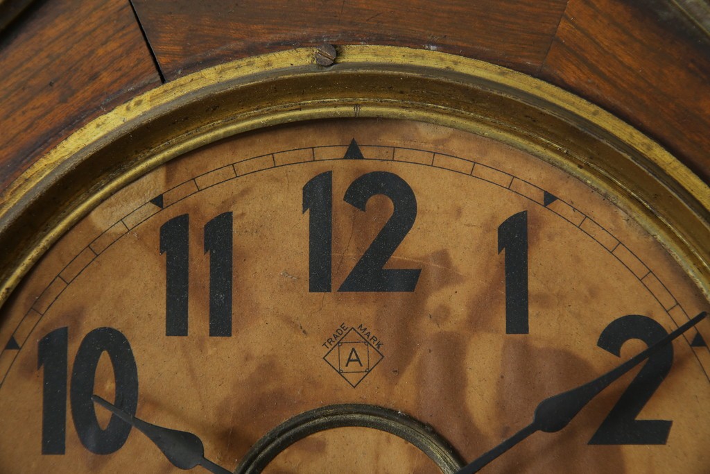 和製アンティーク　大正期　深みのある色合いが魅力の八角振り子時計　(R-085759)