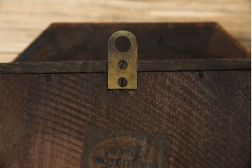 和製アンティーク　大正期　深みのある色合いが魅力の八角振り子時計　(R-085759)