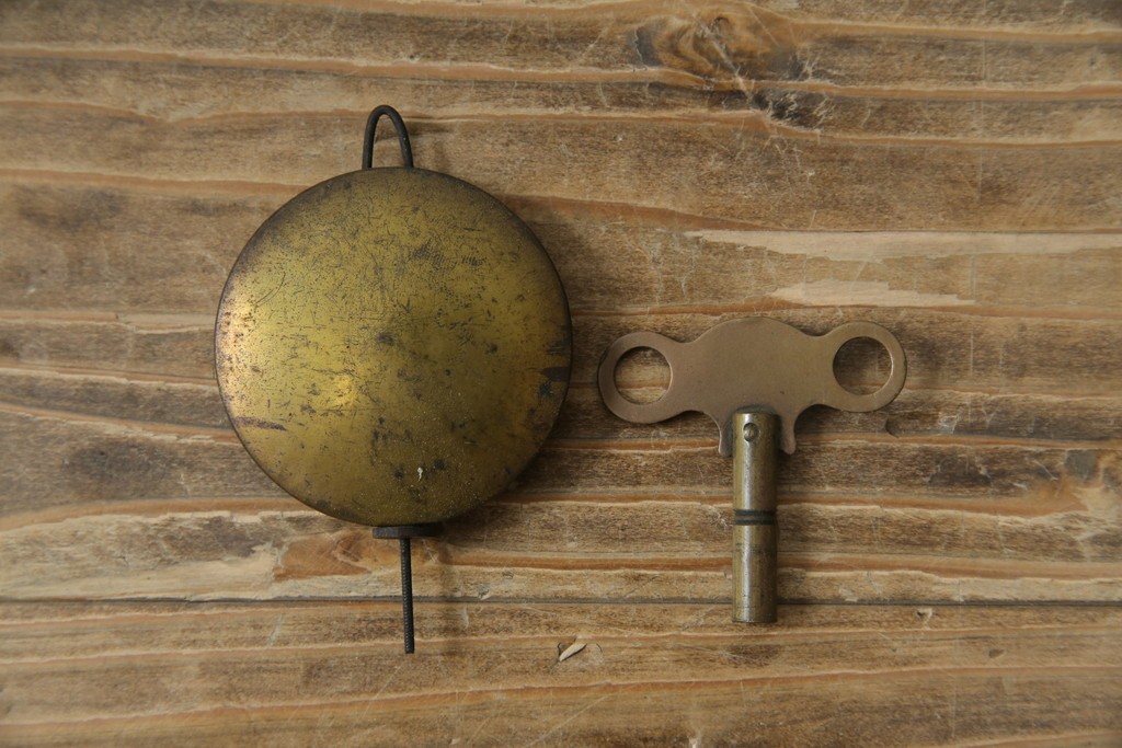 和製アンティーク　大正期　深みのある色合いが魅力の八角振り子時計　(R-085759)