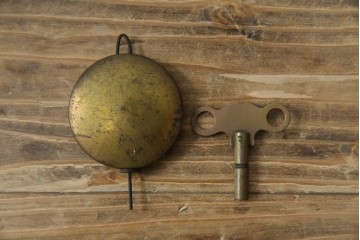 和製アンティーク　大正期　深みのある色合いが魅力の八角振り子時計　(R-085759)