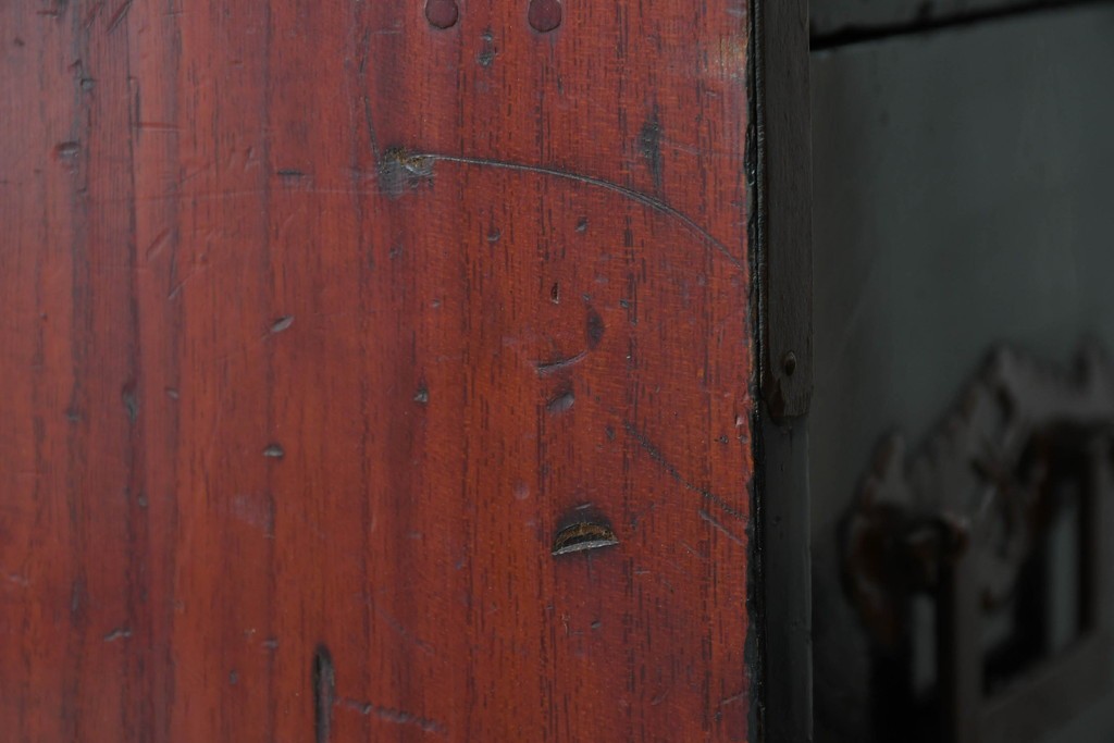 和製アンティーク　上手物!!　総桐材　立派な金具が際立つ上質な庄内箪笥　(R-085761)