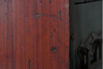 和製アンティーク　上手物!!　総桐材　立派な金具が際立つ上質な庄内箪笥　(R-085761)