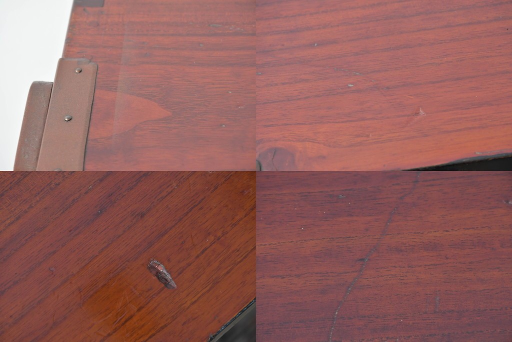 和製アンティーク　上手物!!　総桐材　立派な金具が際立つ上質な庄内箪笥　(R-085761)