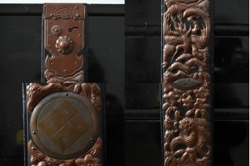 和製アンティーク　上手物!!　総桐材　立派な金具が際立つ上質な庄内箪笥　(R-085761)