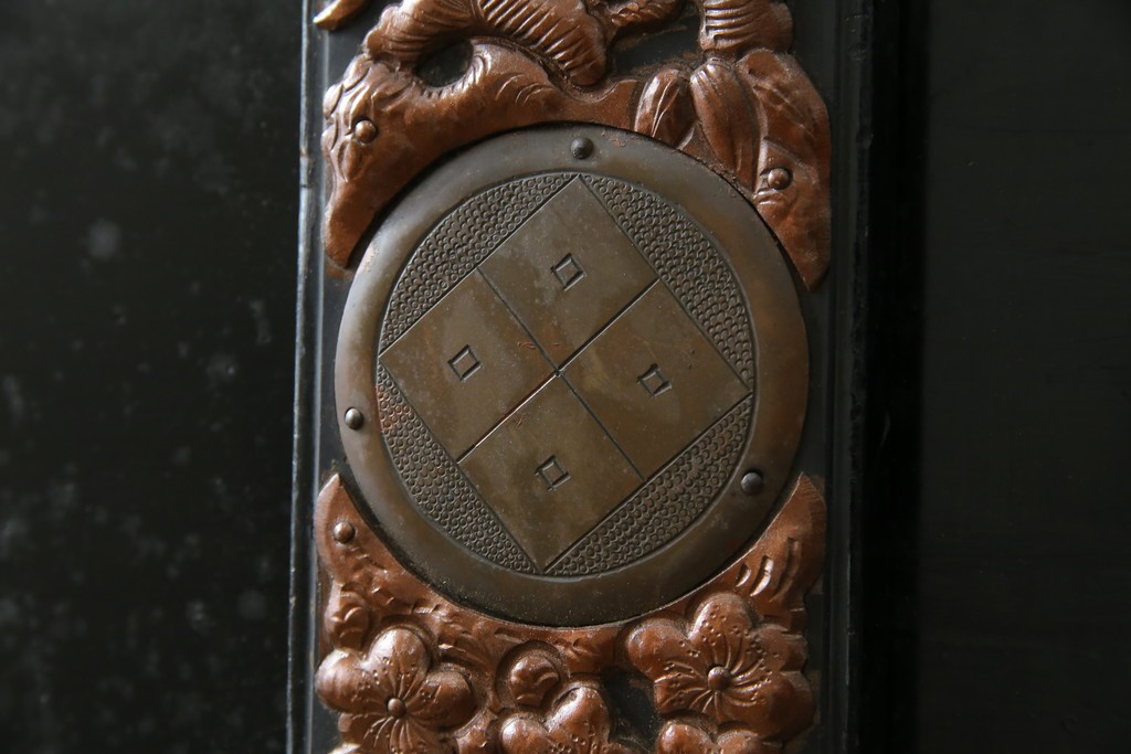 和製アンティーク　上手物!!　総桐材　立派な金具が際立つ上質な庄内箪笥　(R-085761)