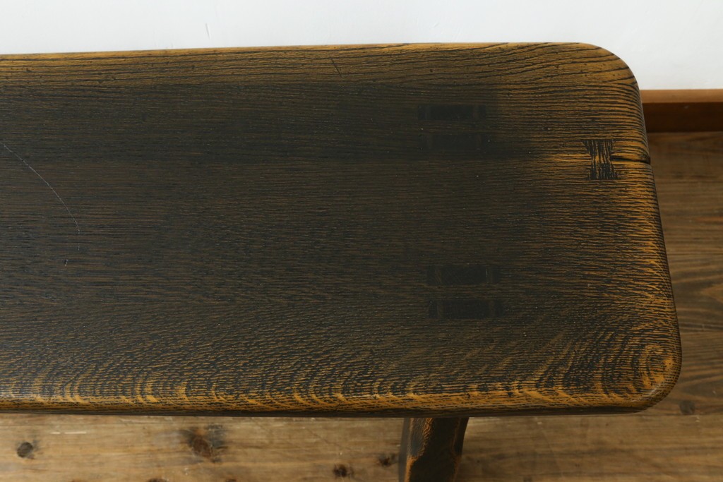 中古　美品　飛騨産業　PROVINCIAL(プロヴィンシャル)　木の質感や輪郭のやわらかさが魅力のトリッスルベンチ　定価約26万2千円　(R-085762)
