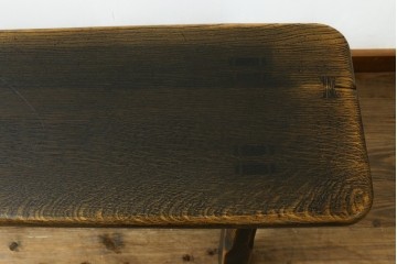 中古　美品　飛騨産業　PROVINCIAL(プロヴィンシャル)　木の質感や輪郭のやわらかさが魅力のトリッスルベンチ　定価約26万2千円　(R-085762)