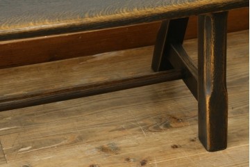 中古　美品　飛騨産業　PROVINCIAL(プロヴィンシャル)　木の質感や輪郭のやわらかさが魅力のトリッスルベンチ　定価約26万2千円　(R-085762)