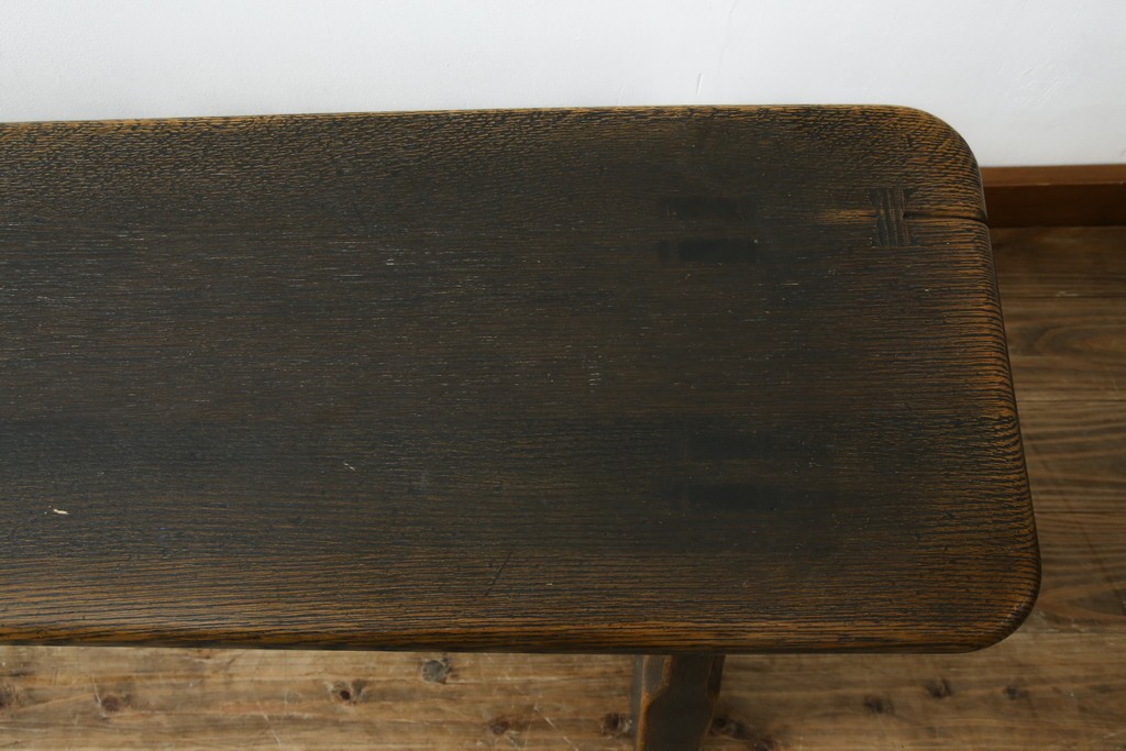 中古　美品　飛騨産業　PROVINCIAL(プロヴィンシャル)　木の質感や輪郭のやわらかさが魅力のトリッスルベンチ　定価約26万2千円　(R-085762)