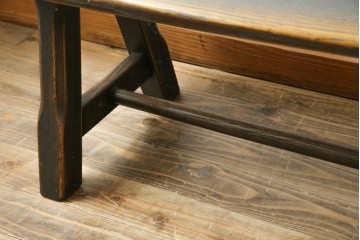 中古　美品　飛騨産業　PROVINCIAL(プロヴィンシャル)　木の質感や輪郭のやわらかさが魅力のトリッスルベンチ　定価約26万2千円　(R-085762)