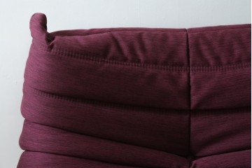 中古　美品　数回使用のみ!　Ligne roset(リーン・ロゼ)　ROSETTOGO(ロゼトーゴ)　張地Hランク　タグ付き　洗練されたモダンデザインの1人掛けソファ　(R-085769)