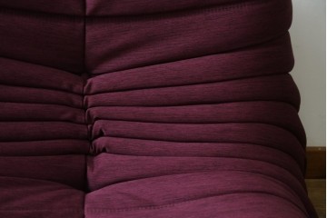中古　美品　数回使用のみ!　Ligne roset(リーン・ロゼ)　ROSETTOGO(ロゼトーゴ)　張地Hランク　タグ付き　洗練されたモダンデザインの1人掛けソファ　(R-085769)