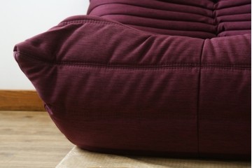 中古　美品　数回使用のみ!　Ligne roset(リーン・ロゼ)　ROSETTOGO(ロゼトーゴ)　張地Hランク　タグ付き　洗練されたモダンデザインの1人掛けソファ　(R-085769)